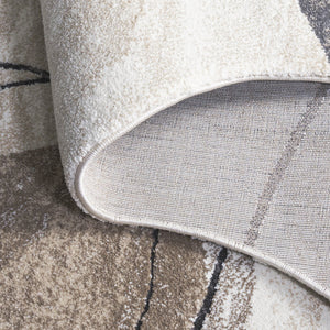 Safavieh Contour Elegant Area Rug - Modern Turkish Design For Stylish Living Spaces With Soft Durability Grey ,Ivory 70% Polypropylene  %30 Polyester Ctr307f-8