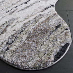 Safavieh Contour Area Rug - Modern Elegance In Serene Colors For Stylish Living Spaces And Comfort Underfoot Green ,Ivory 70% Polypropylene  %30 Polyester Ctr309y-8