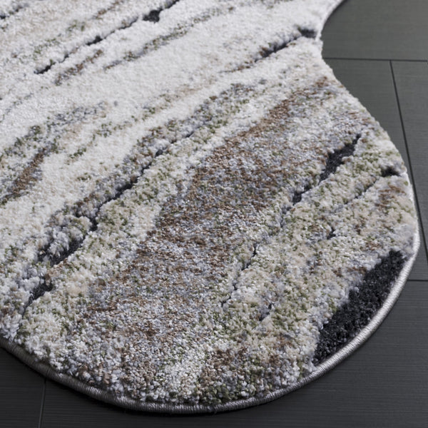 Safavieh Contour Area Rug - Modern Elegance In Serene Colors For Stylish Living Spaces And Comfort Underfoot Green ,Ivory 70% Polypropylene  %30 Polyester Ctr309y-8
