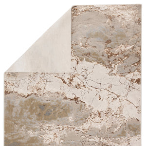 Jaipur Living Catalyst Cisco Cty03 Powerloomed Machinemade 65% Polyester 35% Polypropylene Abstract Abstract Indoor Rug Gray, Brown 65% Polyester 35% Polypropylene Rug145284