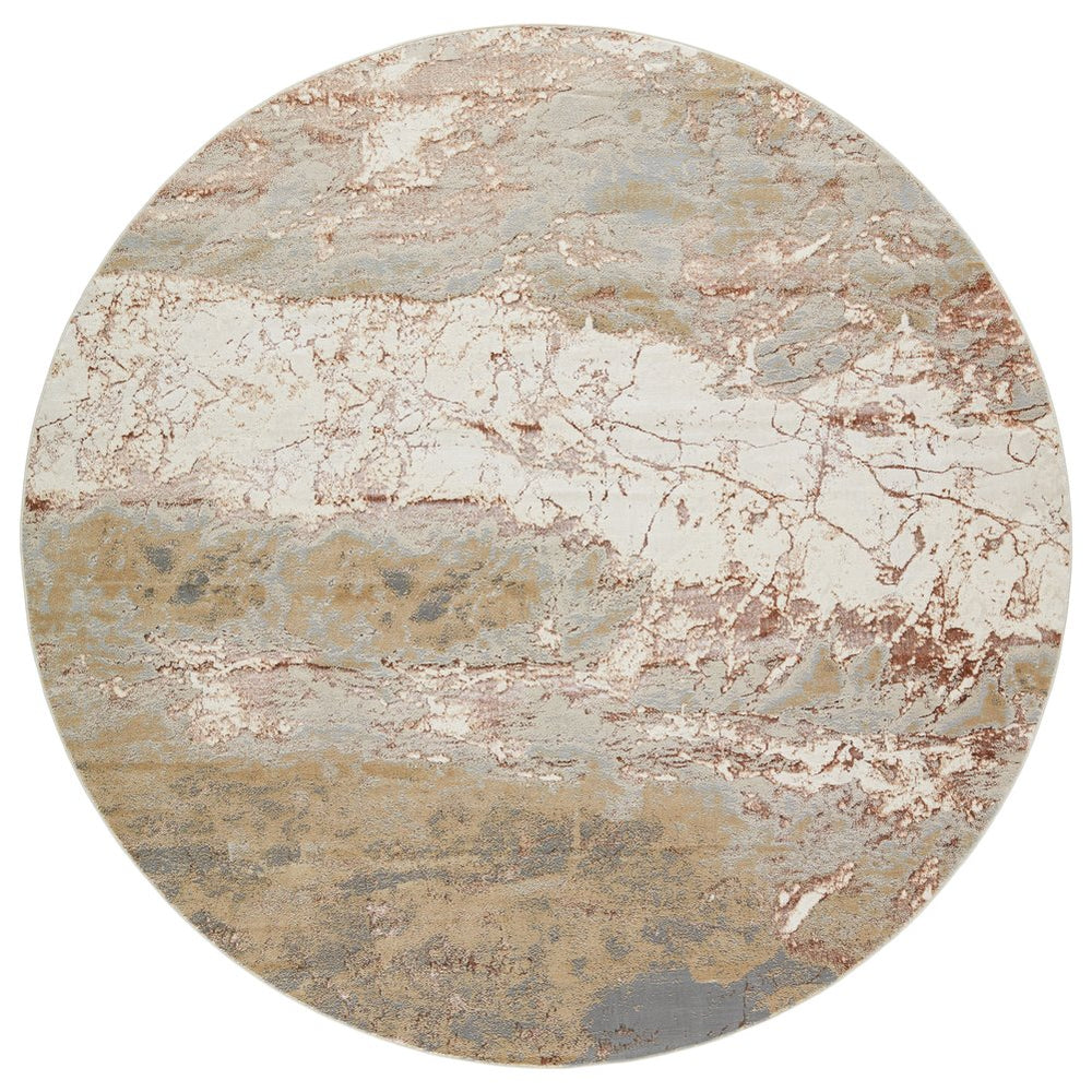 Jaipur Living Catalyst Cisco Cty03 Powerloomed Machinemade 65% Polyester 35% Polypropylene Abstract Abstract Indoor Rug Gray, Brown 65% Polyester 35% Polypropylene Rug145284