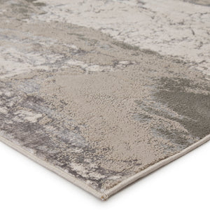 Jaipur Living Catalyst Cisco Cty04 Powerloomed Machinemade 65% Polyester 35% Polypropylene Abstract Abstract Indoor Rug Gray, Cream 65% Polyester 35% Polypropylene Rug145274
