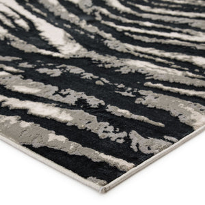 Jaipur Living Jaipur Living Saber Tiger Stripe Metallic Polyester Area Rug for Large Rooms 11'8"X15' RUG146226