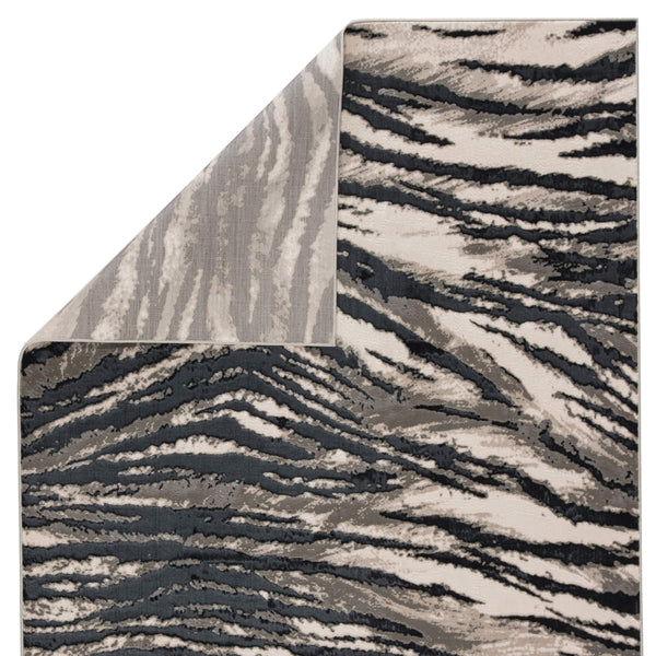 Jaipur Living Jaipur Living Saber Tiger Stripe Metallic Polyester Area Rug for Large Rooms 11'8"X15' RUG146226
