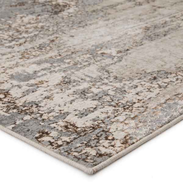 Jaipur Living Catalyst Calibra Cty06 Powerloomed Machinemade 65% Polyester 35% Polypropylene Abstract Abstract Indoor Rug Gray, Taupe 65% Polyester 35% Polypropylene Rug145264