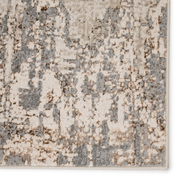 Jaipur Living Catalyst Calibra Cty06 Powerloomed Machinemade 65% Polyester 35% Polypropylene Abstract Abstract Indoor Rug Gray, Taupe 65% Polyester 35% Polypropylene Rug145264