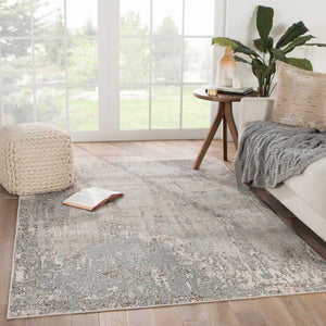 Jaipur Living Catalyst Calibra Cty06 Powerloomed Machinemade 65% Polyester 35% Polypropylene Abstract Abstract Indoor Rug Gray, Taupe 65% Polyester 35% Polypropylene Rug145264