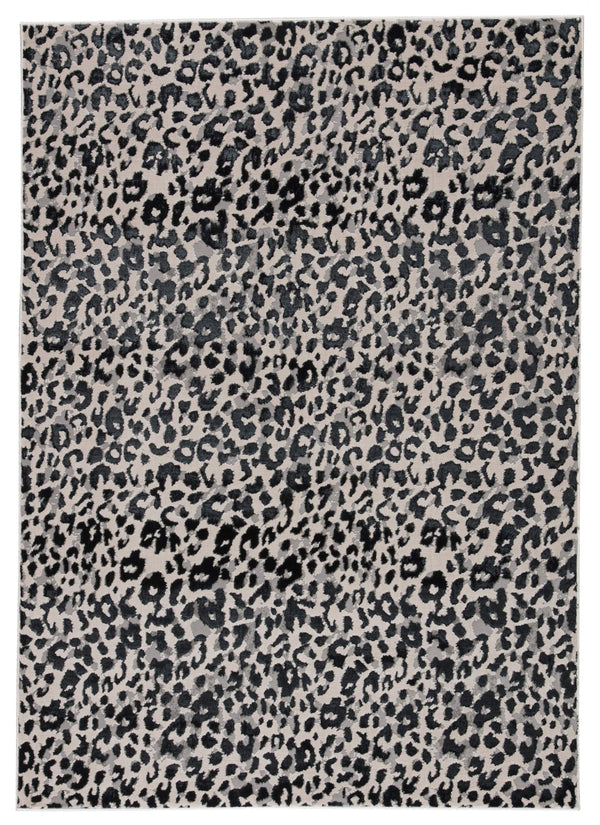Jaipur Living Jaipur Living Fauve Metallic Animal Print Rug Glam Spotted Polyester Room 9'6"X13' RUG146381
