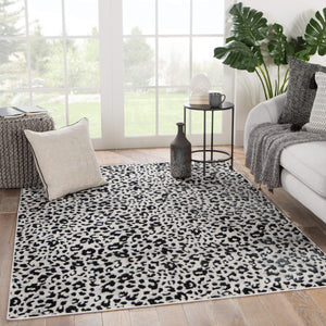 Jaipur Living Jaipur Living Fauve Metallic Animal Print Rug Glam Spotted Polyester Room 9'6"X13' RUG146381