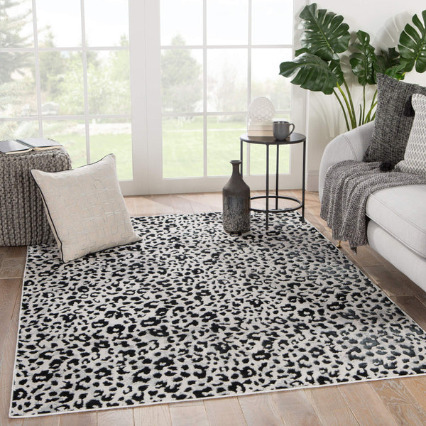Jaipur Living Jaipur Living Fauve Metallic Animal Print Rug Glam Spotted Polyester Room 9'6"X13' RUG146381