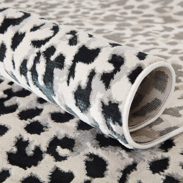 Jaipur Living Jaipur Living Fauve Metallic Animal Print Rug Glam Spotted Polyester Room 9'6"X13' RUG146381