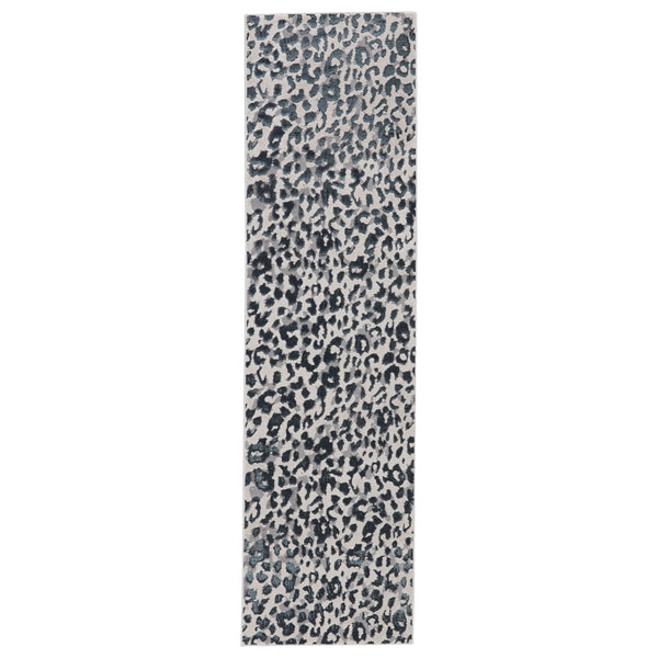 Jaipur Living Jaipur Living Fauve Metallic Animal Print Rug Glam Spotted Polyester Room 2'2"X8' RUG145424