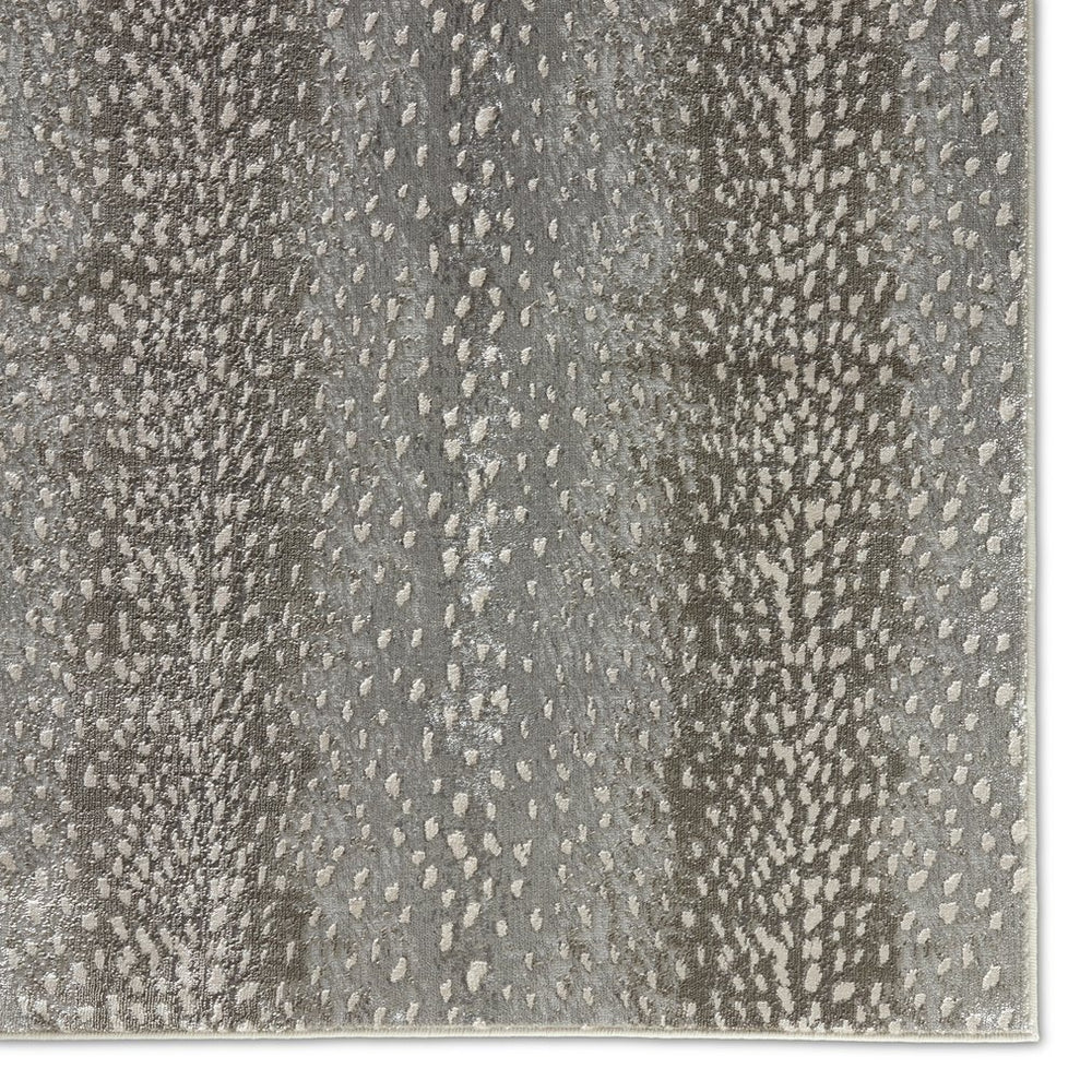 Jaipur Living Catalyst Axis Cty08 Powerloomed Machinemade 65% Polyester 35% Polypropylene Animal Animal Indoor Rug Gray, Taupe 65% Polyester 35% Polypropylene Rug145429