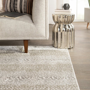 Jaipur Living Catalyst Axis Cty08 Powerloomed Machinemade 65% Polyester 35% Polypropylene Animal Animal Indoor Rug Gray, Taupe 65% Polyester 35% Polypropylene Rug145429