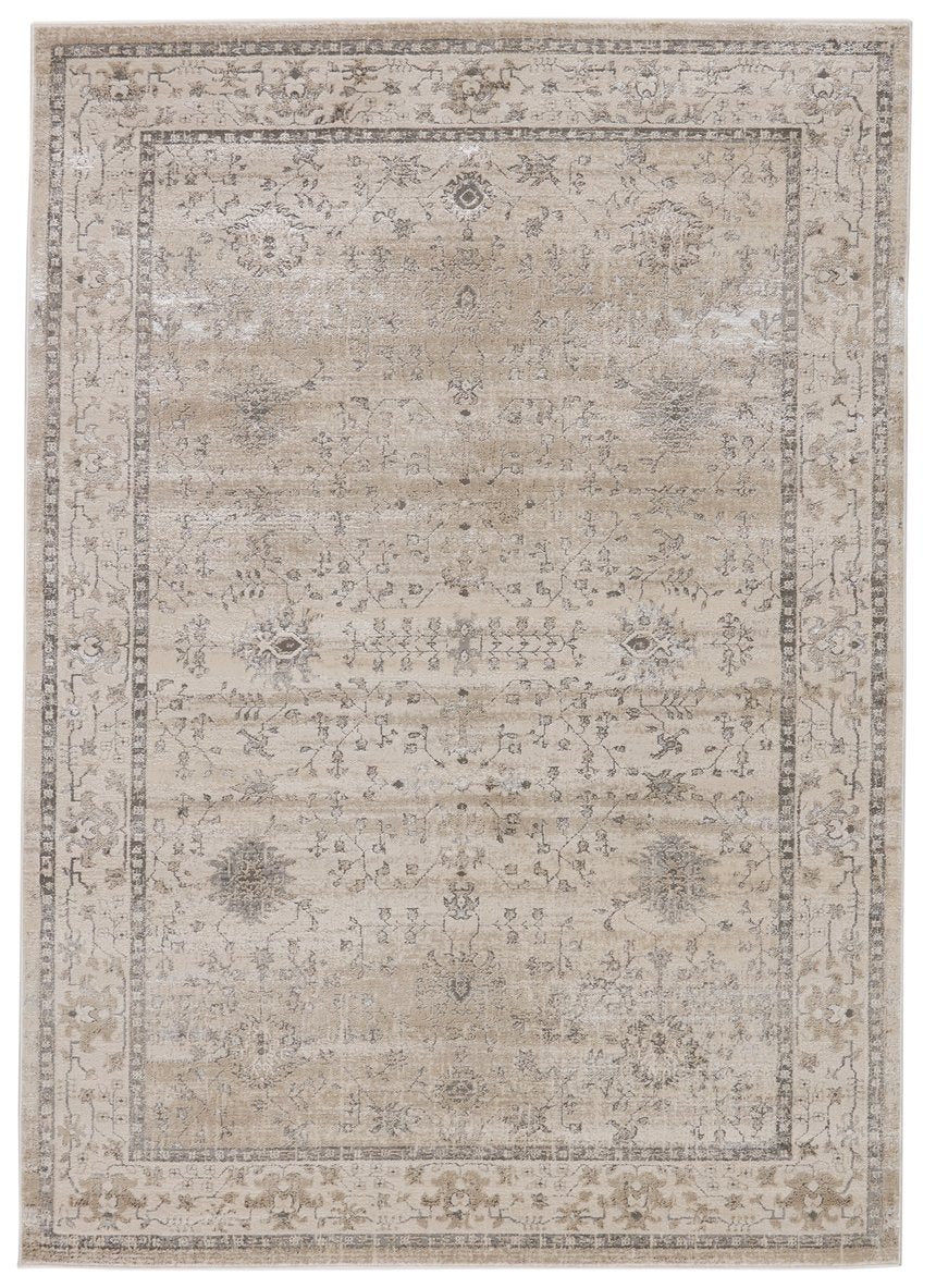Jaipur Living Catalyst Fawcett Cty10 Powerloomed Machinemade 65% Polyester 35% Polypropylene Vintage Oriental Indoor Rug Gray 65% Polyester 35% Polypropylene Rug148364