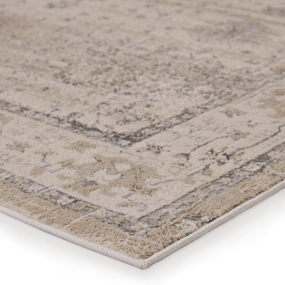 Jaipur Living Catalyst Fawcett Cty10 Powerloomed Machinemade 65% Polyester 35% Polypropylene Vintage Oriental Indoor Rug Gray 65% Polyester 35% Polypropylene Rug148364