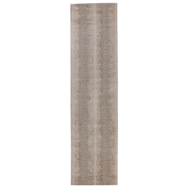 Jaipur Living Catalyst Axis Cty14 Powerloomed Machinemade 65% Polyester 35% Polypropylene Animal Animal Indoor Rug Light Gray, Brown 65% Polyester 35% Polypropylene Rug149789