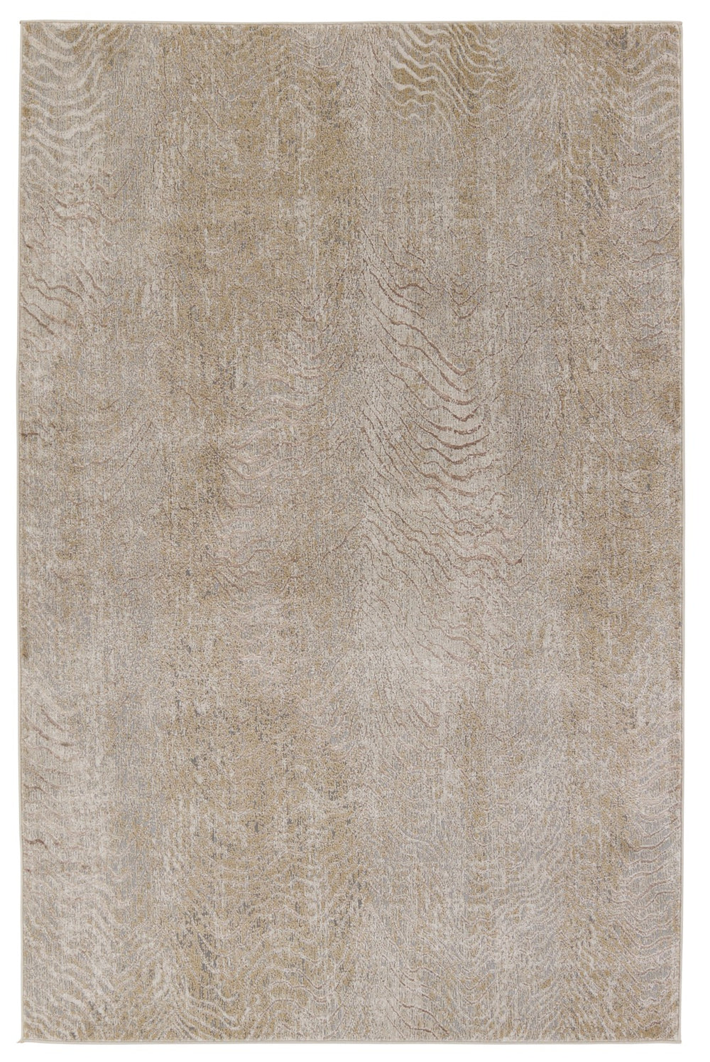 Jaipur Living Catalyst Dune Glam Contemporary Machine Made Indoor Rug Brown 9'6"x13'