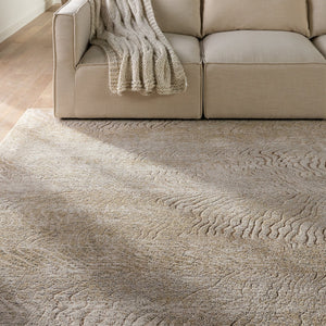 Jaipur Living Catalyst Dune Cty16 Powerloomed Machinemade 65% Polyester 35% Polypropylene Abstract Animal Indoor Rug Gray, Taupe 65% Polyester 35% Polypropylene Rug154903