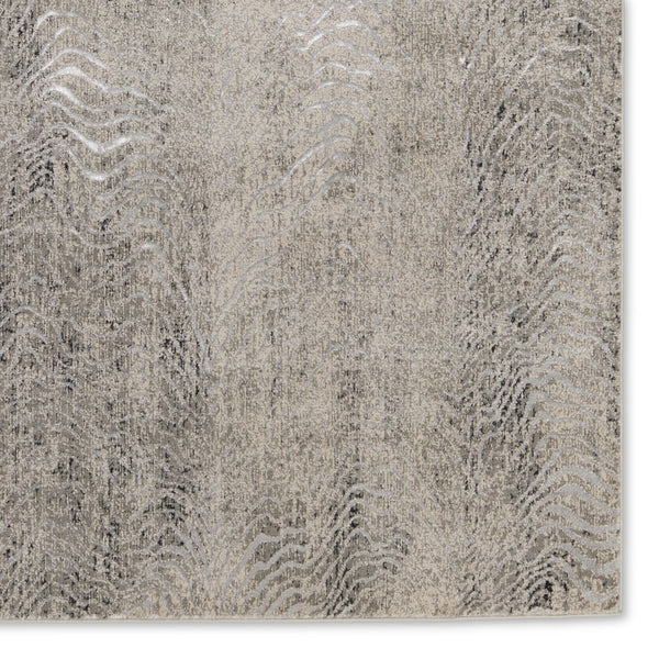 Jaipur Living Catalyst Dune Glam Contemporary Machine Made Indoor Rug Gray 9'6"x13'