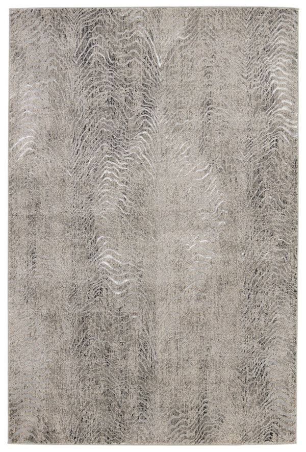 Jaipur Living Catalyst Dune Cty17 Powerloomed Machinemade 65% Polyester 35% Polypropylene Abstract Animal Indoor Rug Gray, Taupe 65% Polyester 35% Polypropylene Rug154909