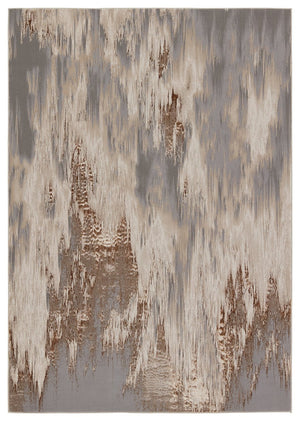 Jaipur Living Catalyst Ulysses Cty23 Powerloomed Machinemade 65% Polyester 35% Polypropylene Abstract Abstract Indoor Rug Taupe, Gray 65% Polyester 35% Polypropylene Rug155861