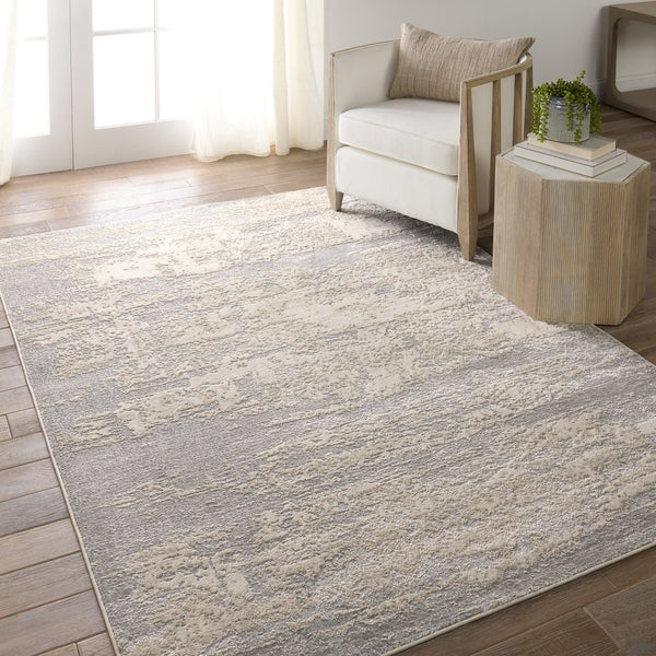 Jaipur Living Catalyst Sanford Cty25 Powerloomed Machinemade 65% Polyester 35% Polypropylene Abstract Abstract Indoor Rug Gray, Light Taupe 65% Polyester 35% Polypropylene Rug155873