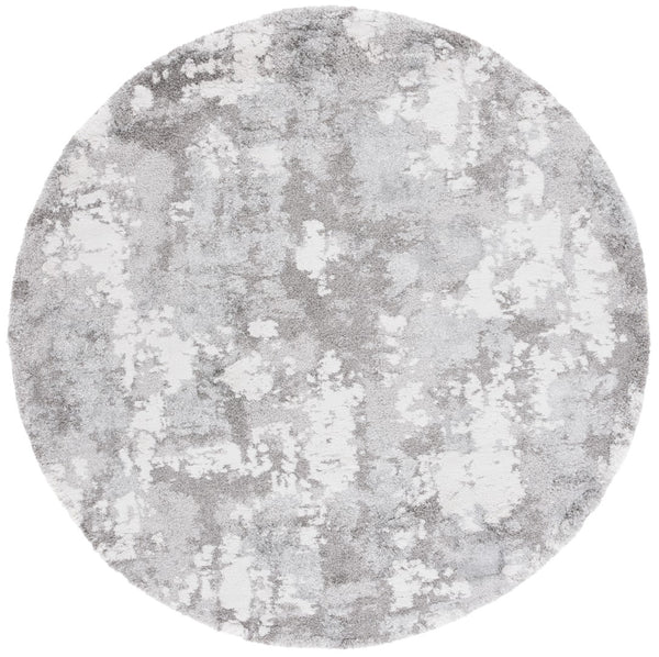 Safavieh Century 326 Power Loomed Contemporary Rug Grey / Ivory 6'-7" x 6'-7" Round