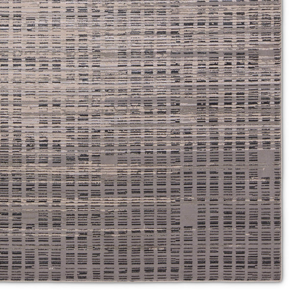 Jaipur Living Jaipur Living Siran Metallic Shimmer Striped Runner Rug for Hallways and Entryways RUG158360