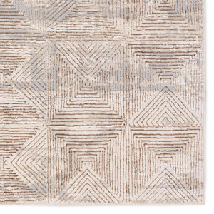 Jaipur Living Catalyst Eshe Cty34 Powerloomed Machinemade 65% Polyester 35% Polypropylene Geometric Geometric Indoor Rug Tan 65% Polyester 35% Polypropylene Rug158830