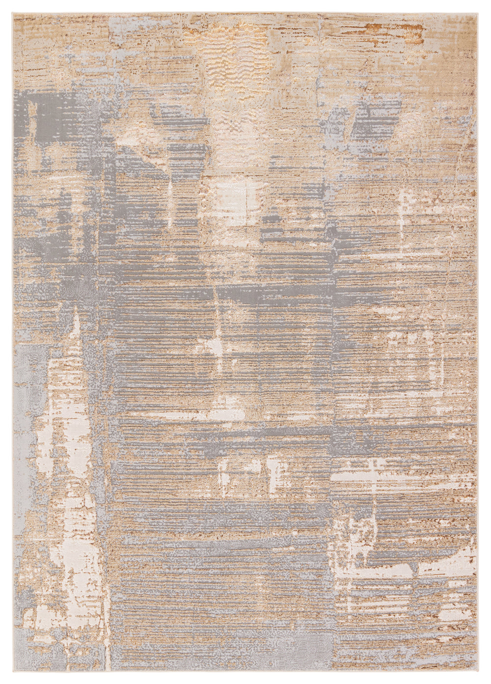 Jaipur Living Catalyst Flight CTY35 Machine Made Powerloomed Indoor Rug Gray 3'3" x 12' RNR