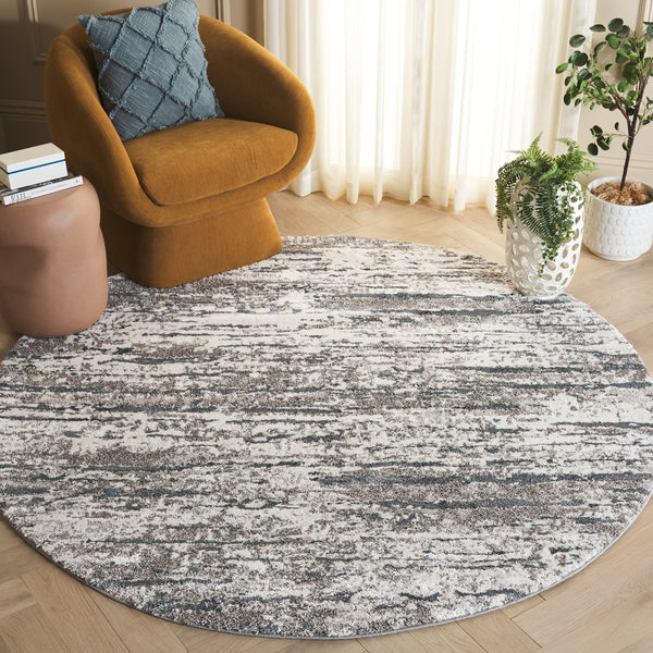 Safavieh Century Elegant Area Rug - Plush Comfort & Timeless Design For Modern Home Décor - Durable & Stylish Grey ,Navy Polypropylene Cty350n-7sq