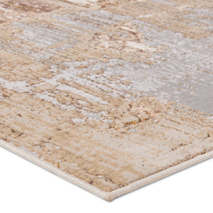 Jaipur Living Jaipur Living Flight Metallic Abstract Polyester Accent Rug for Transitional Interiors RSW104699