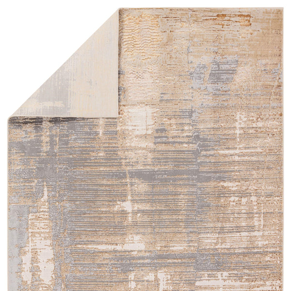 Jaipur Living Jaipur Living Flight Metallic Abstract Polyester Accent Rug for Transitional Interiors RSW104699