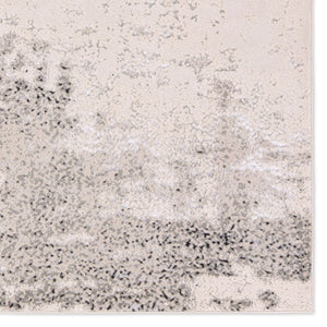 Jaipur Living Catalyst Faizah Cty36 Powerloomed Machinemade 65% Polyester 35% Polypropylene Abstract Abstract Indoor Rug Gray, Cream 65% Polyester 35% Polypropylene Rug158818