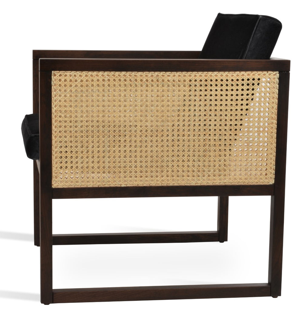 Soho Concept Cube Wood & Wicker Chairs - Stylish Natural Cane & Solid Ash Frame, 10-year Guarantee, Up To 350 Lbs Black,Ash,Walnut  Soho-concept-dining-chair-13021