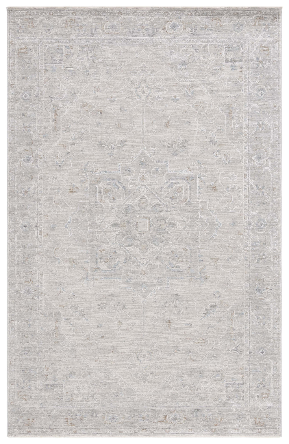 Safavieh Culture 1526a Luxurious Light Grey Area Rug For Modern Decor, Soft Polyester Blend, Stylish Comfort Light Grey 90% Polyester,10% Polypropylene Cul1526a-5