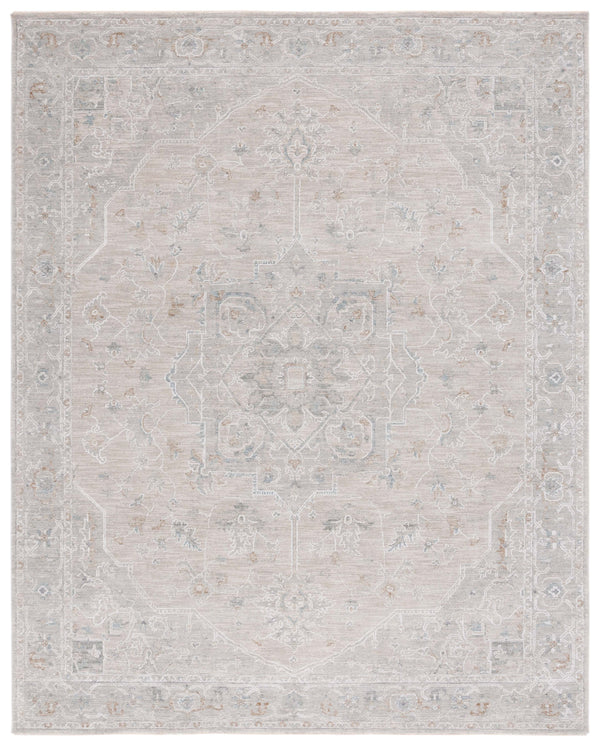 Safavieh Culture 1526a Luxurious Light Grey Area Rug For Modern Decor, Soft Polyester Blend, Stylish Comfort Light Grey 90% Polyester,10% Polypropylene Cul1526a-5