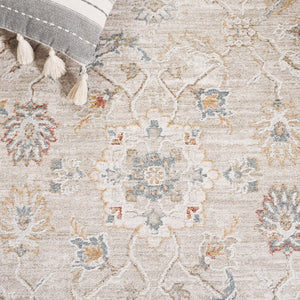 Safavieh Culture Traditional Area Rug – Exquisite Power-loomed Design In Elegant Grey, Blue & Rust Hues Grey ,Blue Rust 90% Polyester,10% Polypropylene Cul1527f-10