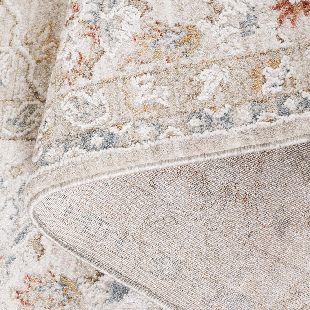 Safavieh Culture Traditional Area Rug – Exquisite Power-loomed Design In Elegant Grey, Blue & Rust Hues Grey ,Blue Rust 90% Polyester,10% Polypropylene Cul1527f-10