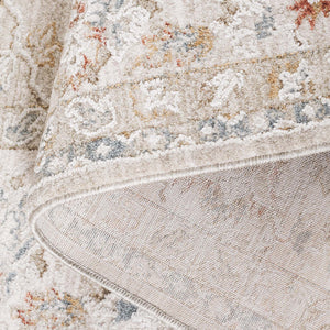 Safavieh Culture Traditional Area Rug – Exquisite Power-loomed Design In Elegant Grey, Blue & Rust Hues Grey ,Blue Rust 90% Polyester,10% Polypropylene Cul1527f-10