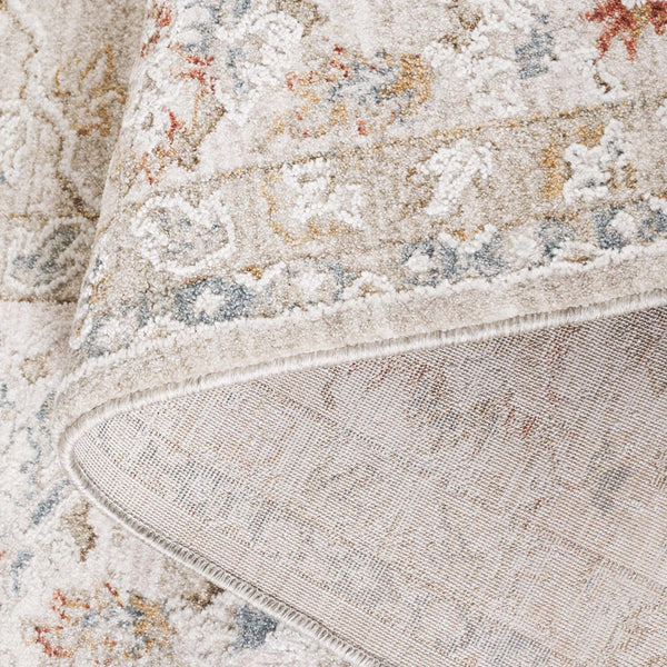 Safavieh Culture Traditional Area Rug – Exquisite Power-loomed Design In Elegant Grey, Blue & Rust Hues Grey ,Blue Rust 90% Polyester,10% Polypropylene Cul1527f-10