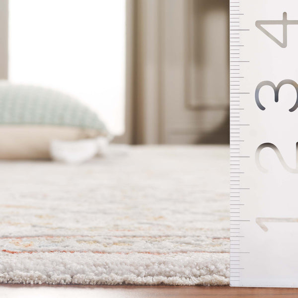 Safavieh Culture Timeless Elegance Area Rug - Luxurious Power-loomed Design With Exquisite Floral Patterns Ivory ,Rust 90% Polyester,10% Polypropylene Cul1528a-10