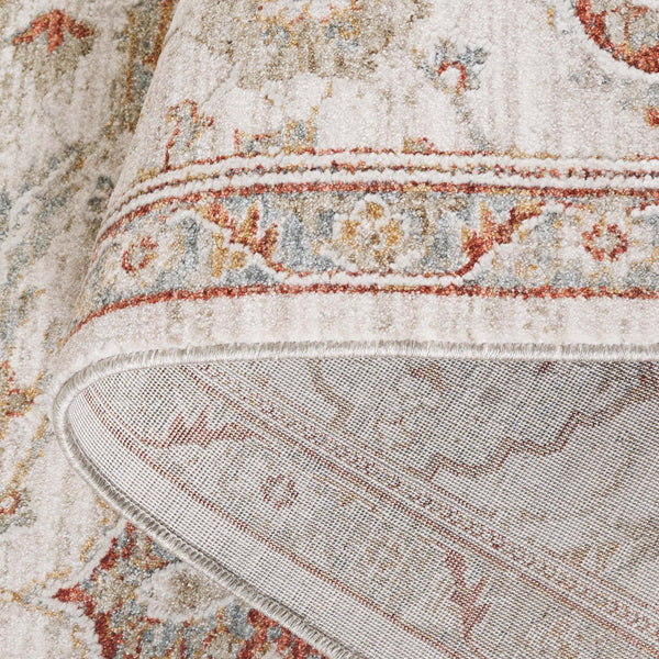 Safavieh Culture Timeless Elegance Area Rug - Luxurious Power-loomed Design With Exquisite Floral Patterns Ivory ,Rust 90% Polyester,10% Polypropylene Cul1528a-10