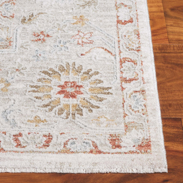 Safavieh Culture Elegant Traditional Area Rug - Luxurious Power-loomed Design For Timeless Home Decor Ivory ,Blue Rust 90% Polyester,10% Polypropylene Cul1529a-9