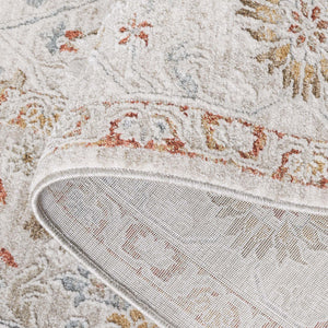 Safavieh Culture Elegant Traditional Area Rug - Luxurious Power-loomed Design For Timeless Home Decor Ivory ,Blue Rust 90% Polyester,10% Polypropylene Cul1529a-9