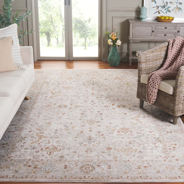 Safavieh Culture Elegant Traditional Area Rug - Luxurious Power-loomed Design For Timeless Home Decor Ivory ,Blue Rust 90% Polyester,10% Polypropylene Cul1529a-9