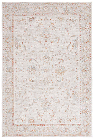 Safavieh Culture Exquisite Area Rug - Timeless Traditional Design With Botanical Motifs For Elegant Spaces Ivory ,Rust 90% Polyester,10% Polypropylene Cul1530a-8