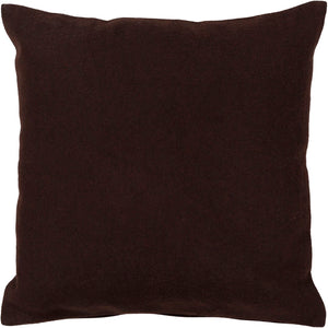 Chandra Rugs Handmade Contemporary Pillows - Luxurious 100% Wool, Soft Polyester Fill For Ultimate Comfort & Style Brown Wool Cus28003-18