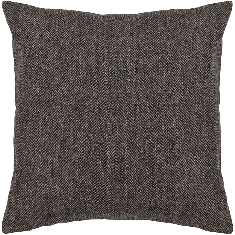 Chandra Rugs Handmade Contemporary Pillows - Luxurious Wool & Plush Polyester Fill For Stylish Home Decor Grey Wool Cus28007-18